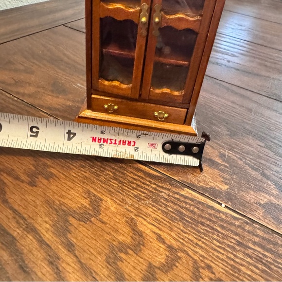 Vintage dollhouse furniture wood cupboard cabinet - Picture 5 of 5